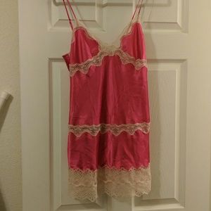 Victoria's Secret Hot Pink Chemise